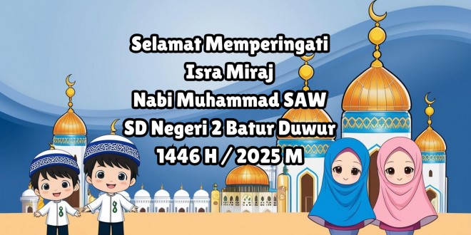 Contoh Poster Isra Miraj 2025 Untuk Sekolah