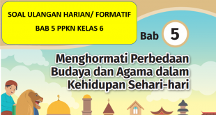 10 Soal Ulangan Harian/ Formatif PPKN Kelas 6 Bab 5