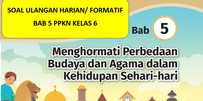 10 Soal Ulangan Harian/ Formatif PPKN Kelas 6 Bab 5