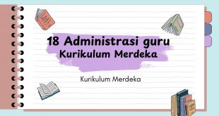 18 Administrasi Guru Kelas Kurikulum Merdeka Sekolah Dasar