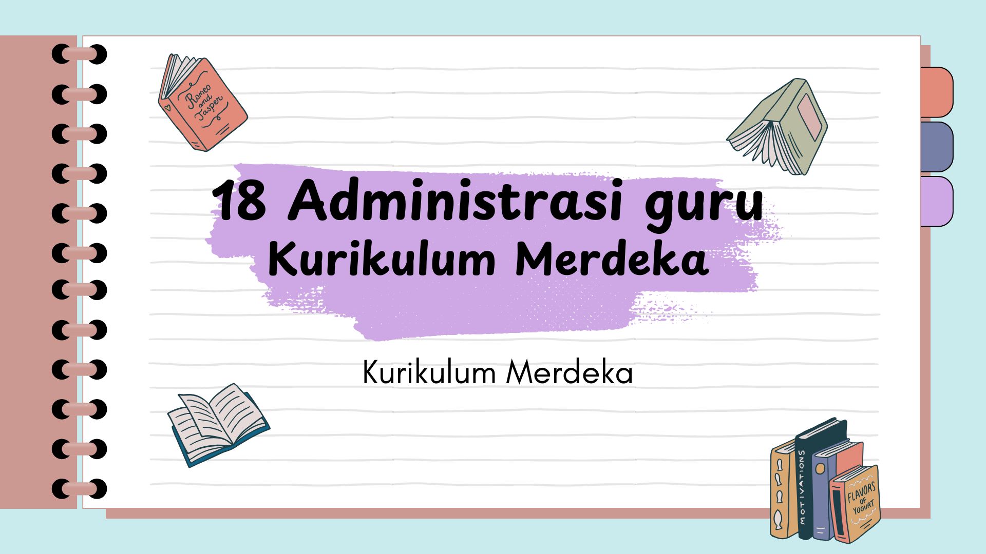 18 Administrasi Guru Kelas Kurikulum Merdeka Sekolah Dasar