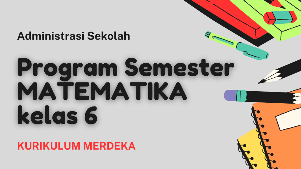 Download Promes Matematika Kelas 6 Terbaru