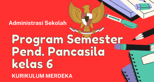 Download Program Semester Pendidikan Pancasila kelas 6 Terbaru