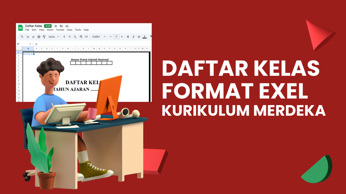 FORMAT DAFTAR KELAS EXEL KURIKULUM MERDEKA