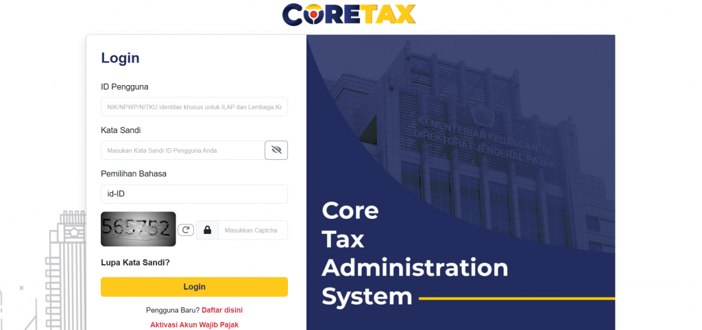 cara mengisi corporate government pmse tin coretax panduan 2025