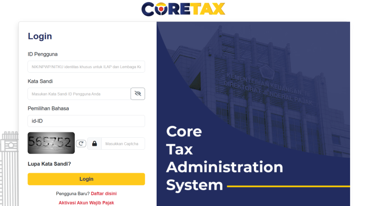 cara mengisi corporate government pmse tin coretax panduan 2025