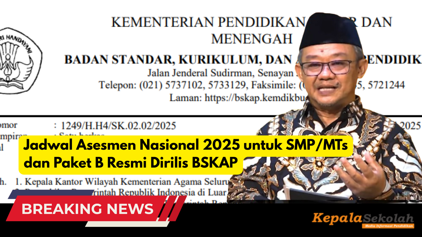 Jadwal Asesmen Nasional 2025 untuk SMP MTs