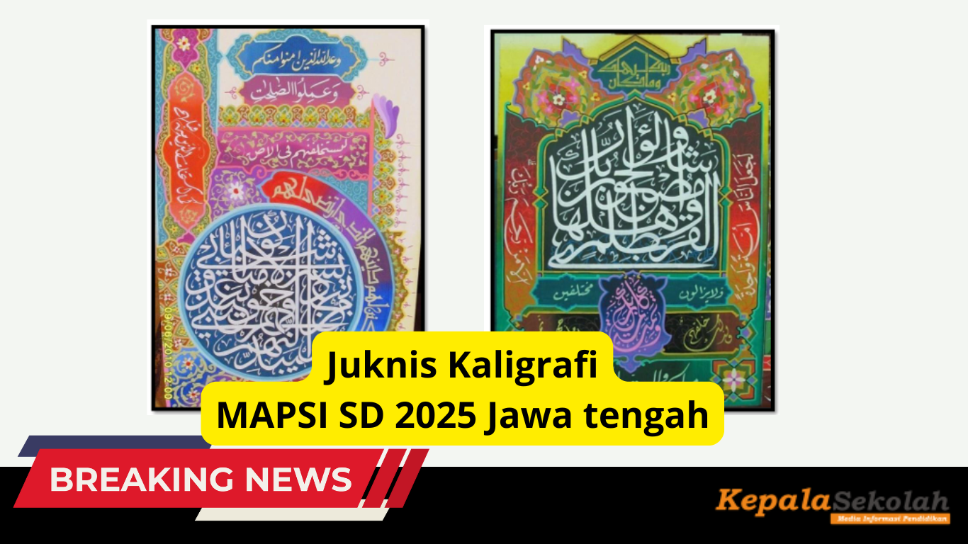 Juknis Kaligrafi MAPSI SD 2025 Jawa tengah
