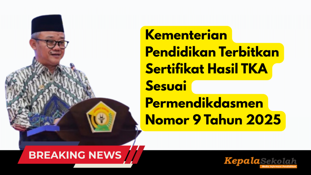 Sertifikat Hasil TKA