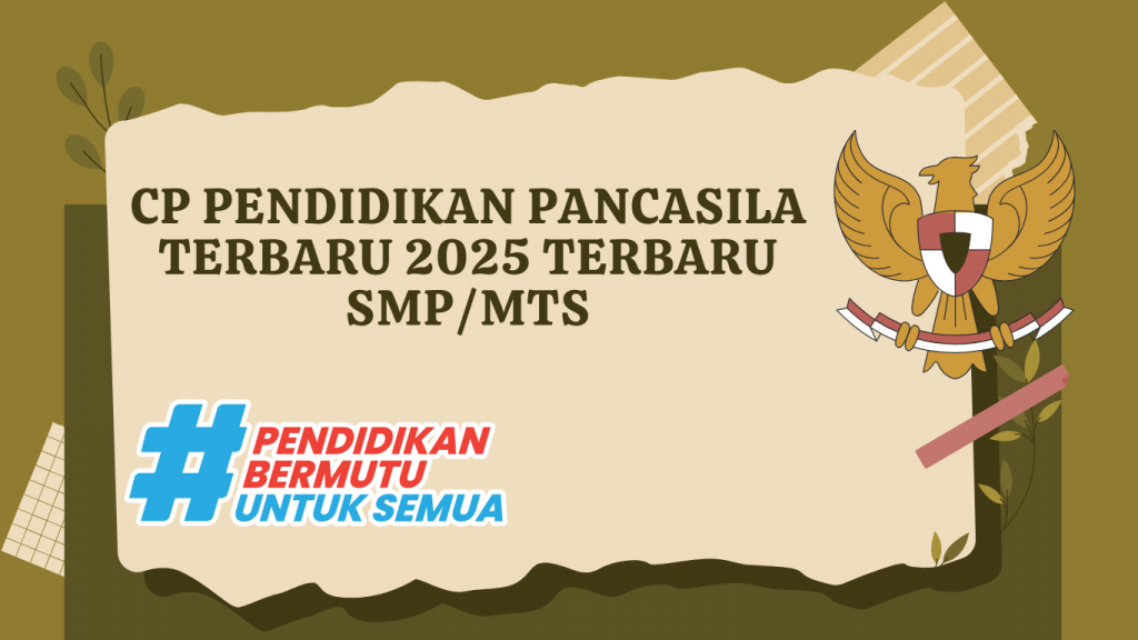 CP Pendidikan Pancasila 2025 terbaru SMP/MTs