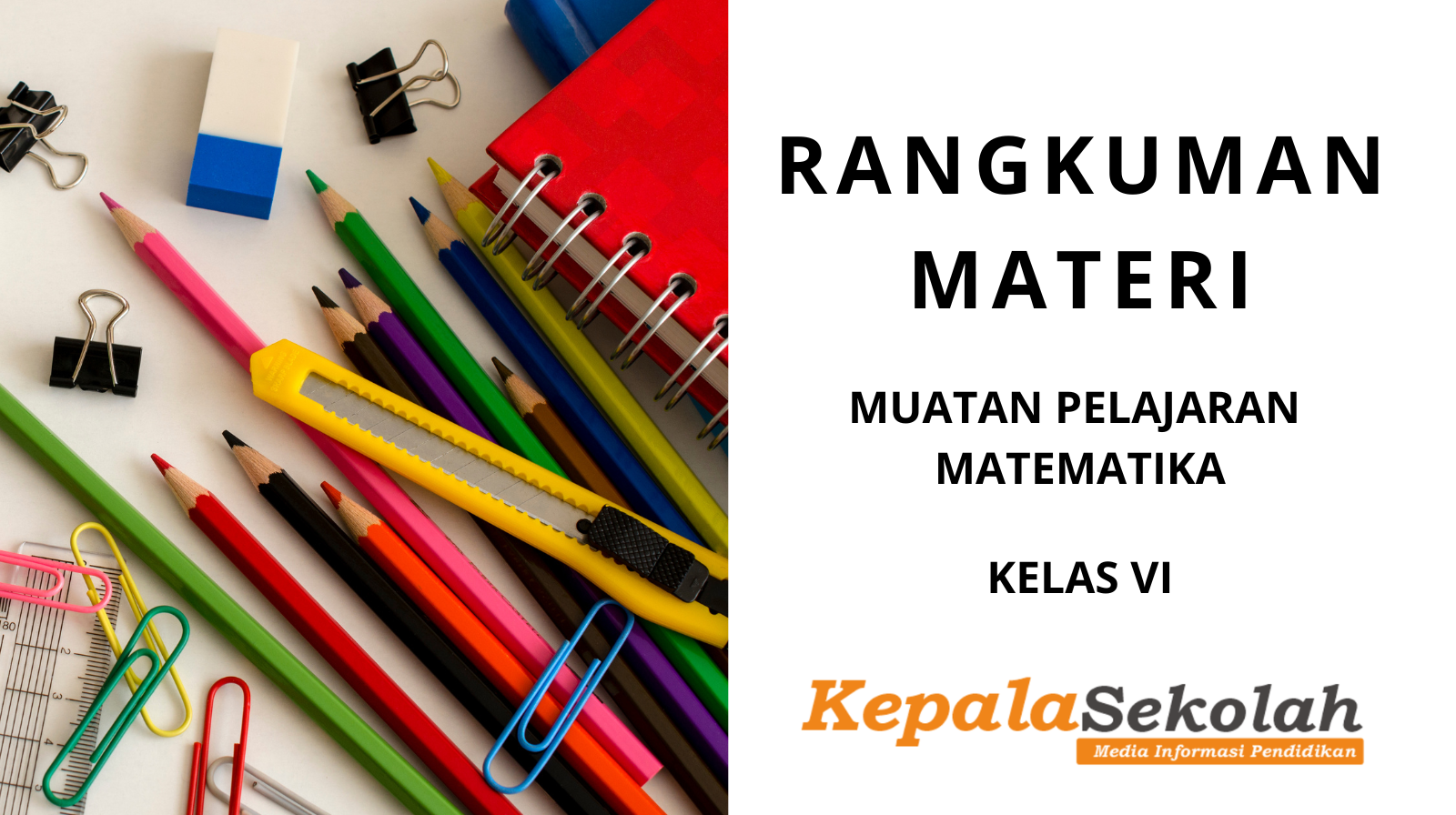 Rangkuman Matematika Kelas 6