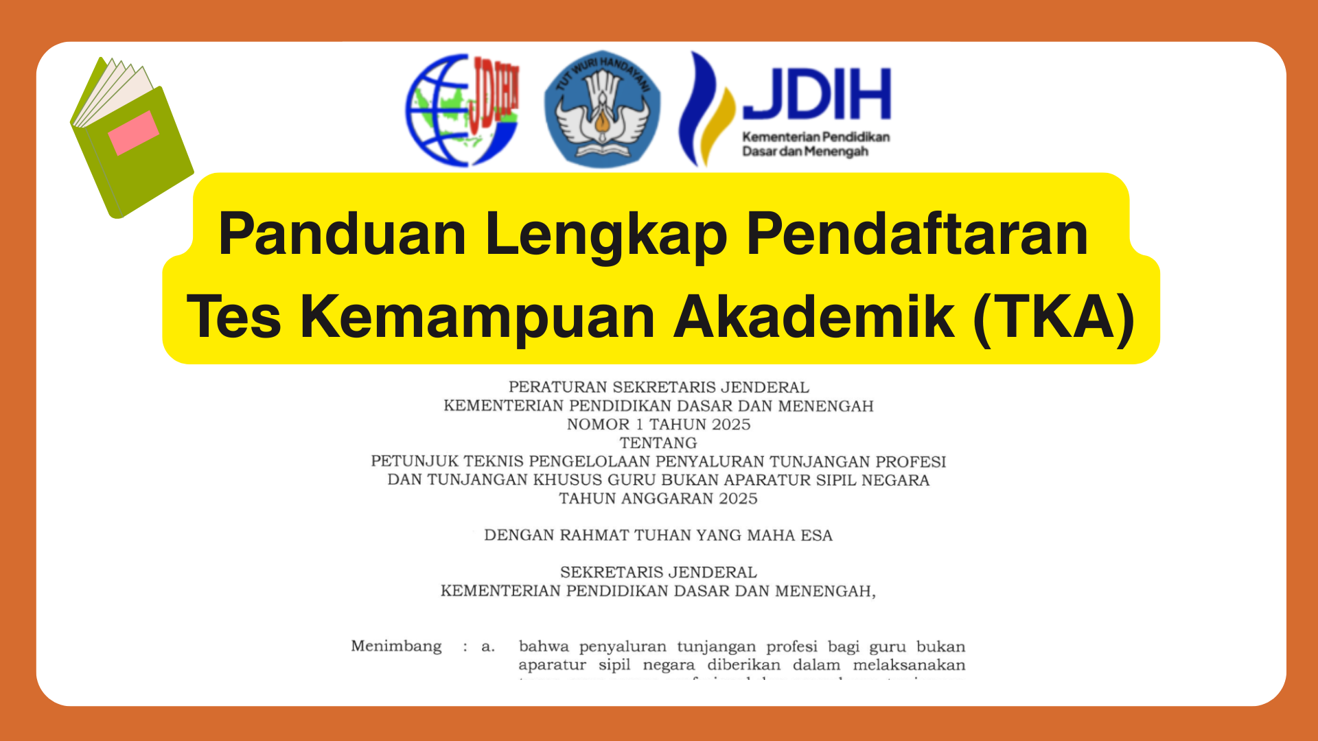 Panduan Lengkap Pendaftaran Tes Kemampuan Akademik (TKA)