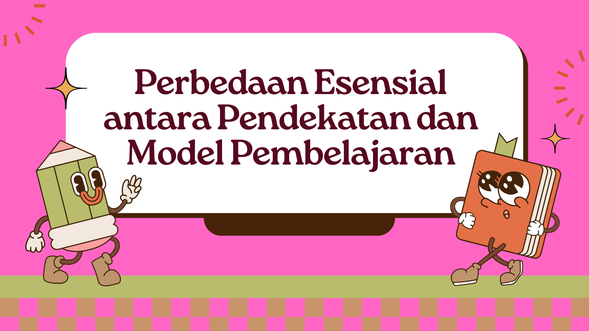Perbedaan Esensial antara Pendekatan dan Model Pembelajaran