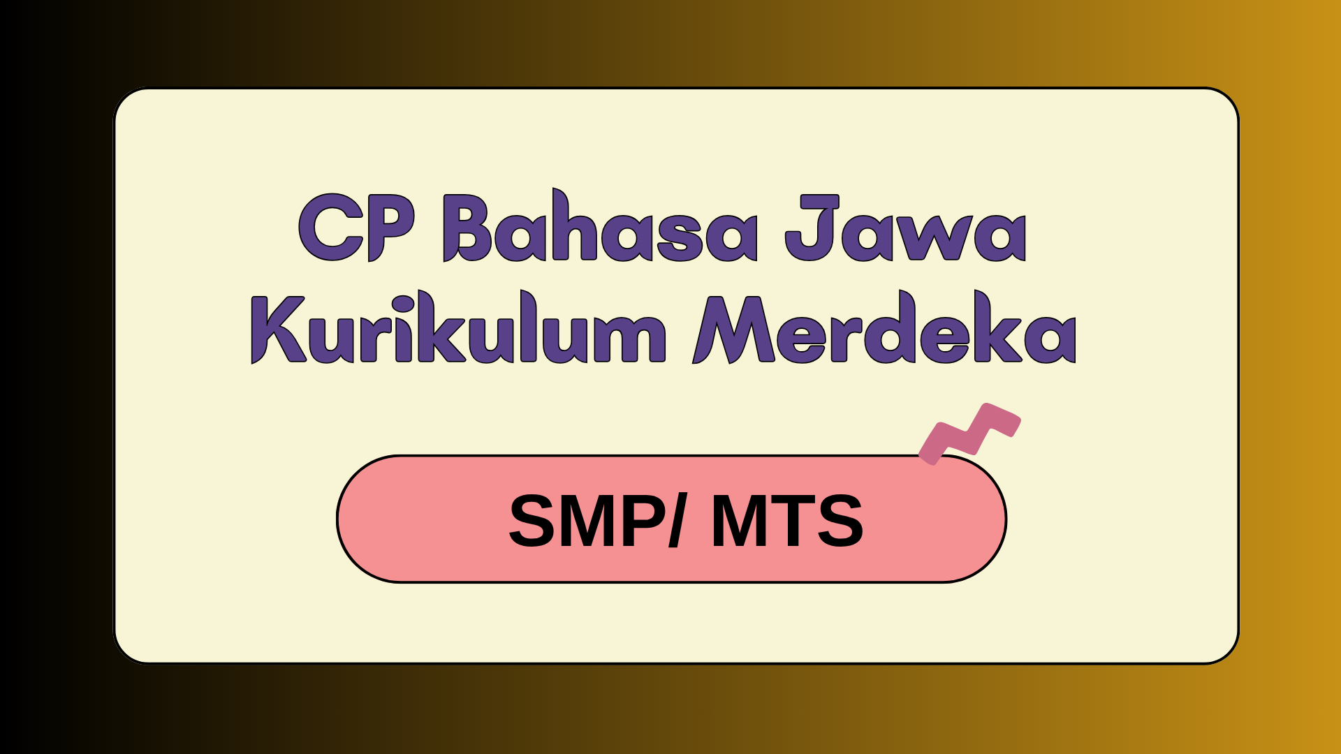 Capaian Pembelajaran (CP) Bahasa Jawa SD Kurikulum Merdeka (1)