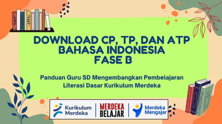 Download Dokumen CP, TP, dan ATP Bahasa Indonesia Fase B kelas 3 dan 4 SD