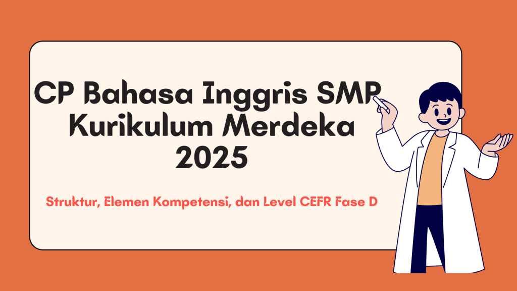 CP Bahasa Inggris SMP, Capaian Pembelajaran 2025, Kurikulum Merdeka, CEFR Bahasa Inggris, Pembelajaran Bahasa Inggris SMP, Fase D, Modul Ajar SMP, Kurikulum 2025