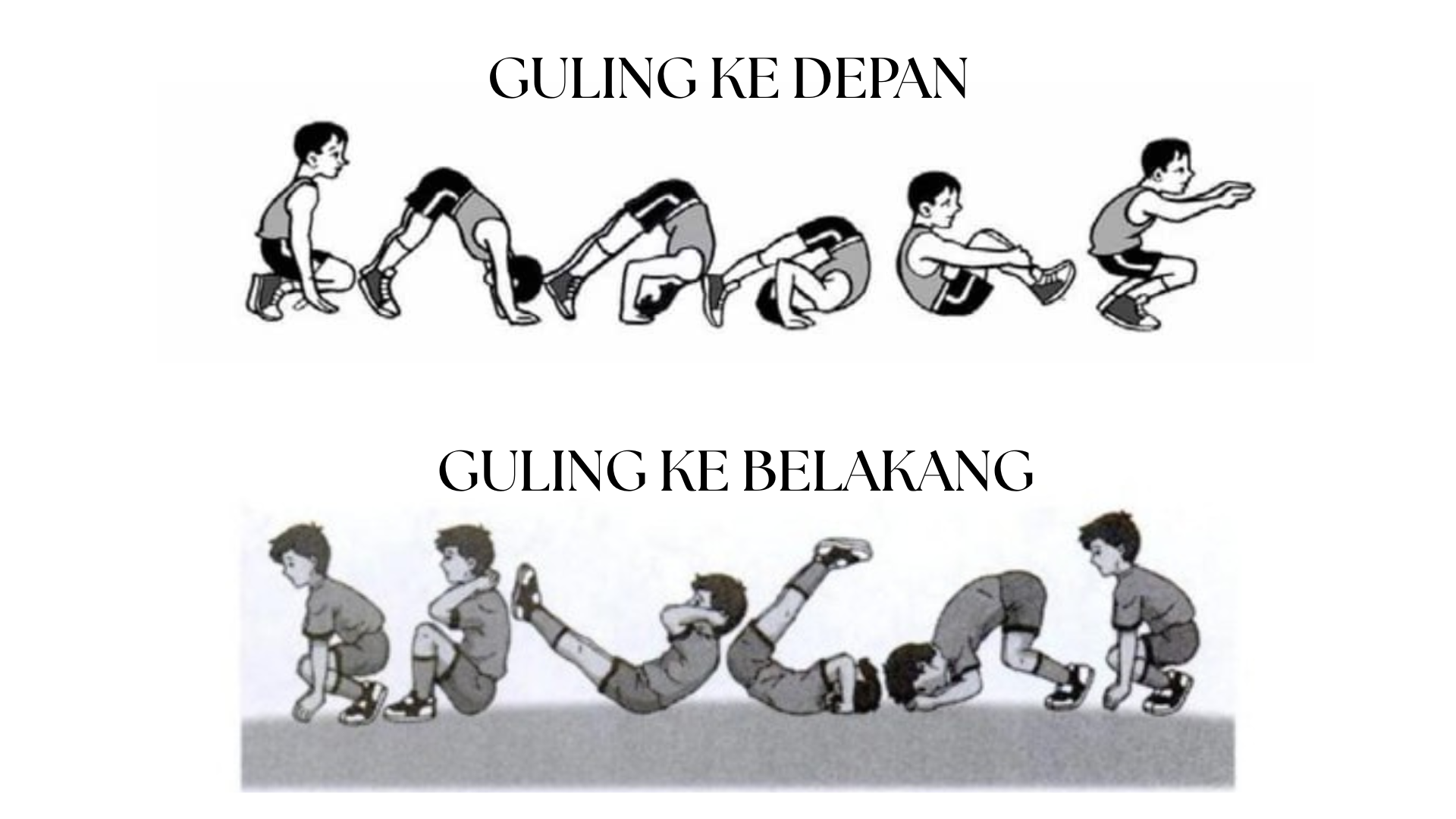 roll depan roll belakang roll depan roll belakang