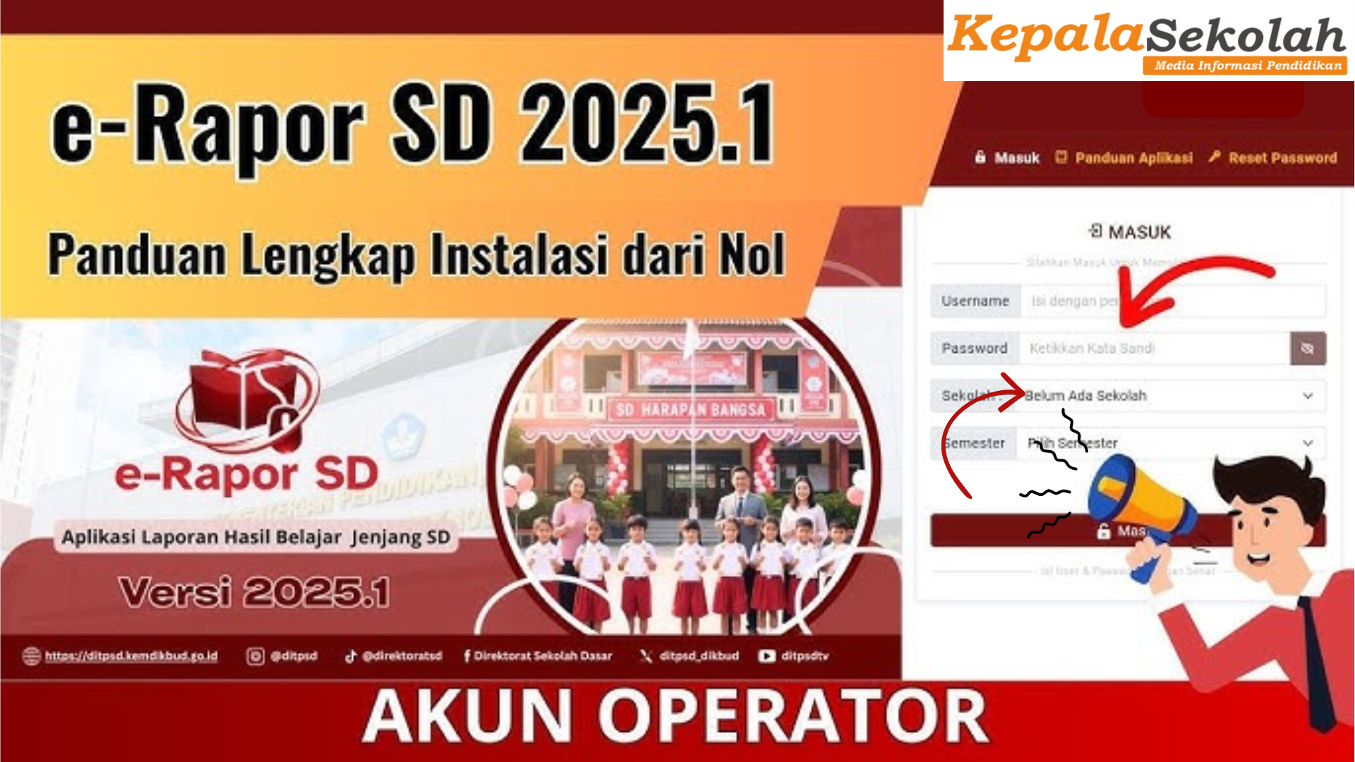 E-Rapor SD Terbaru