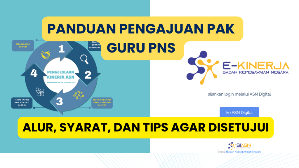 Panduan Lengkap Pengajuan PAK Guru PNS Melalui E-Kinerja BKN Alur, Syarat, dan Tips Agar Disetujui