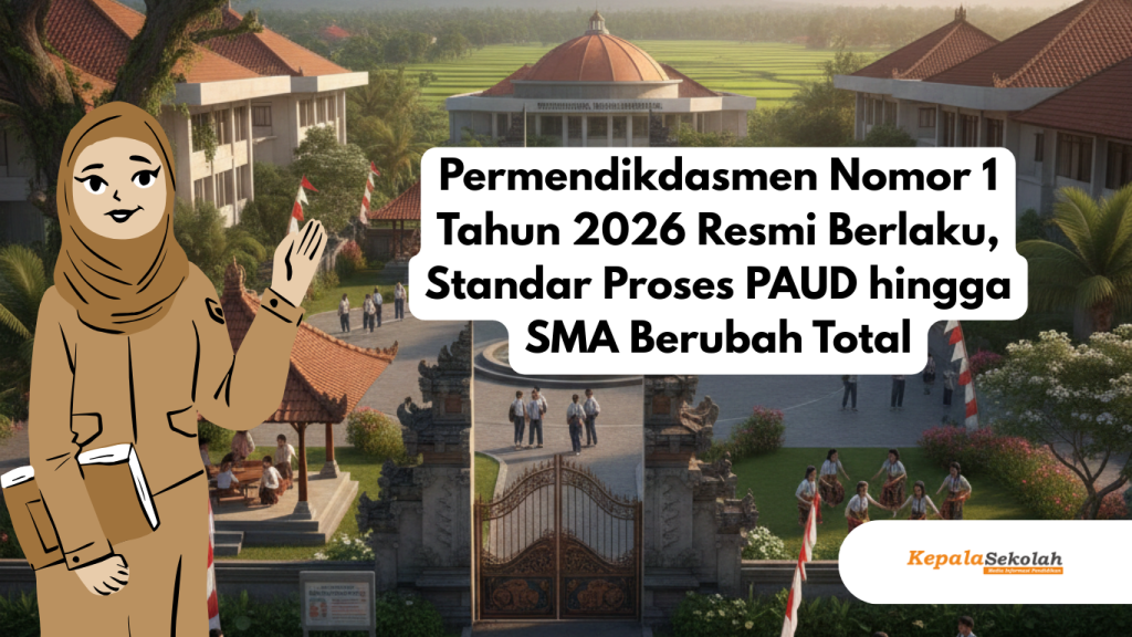 Permendikdasmen Nomor 1 Tahun 2026 Resmi Berlaku