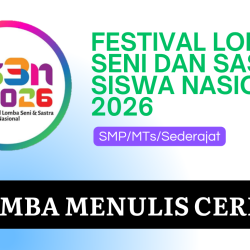 FLS3N lomba Menulis Cerita SMPMTsSederajat 2026
