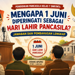 Mengapa 1 Juni Diperingati sebagai Hari Lahir Pancasila? Jawaban dan Pembahasan Lengkap Kelas 7