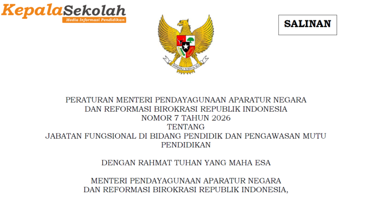 Permenpanrb no 7 Tahun 2026