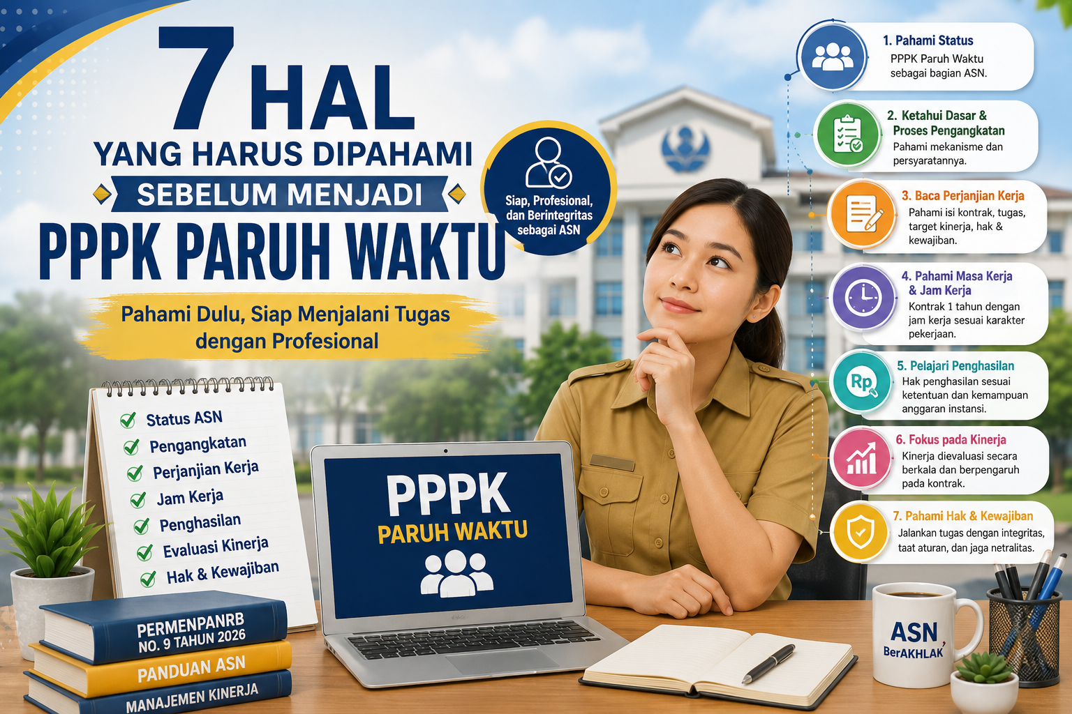 7 Hal yang Harus Dipahami Sebelum Menjadi PPPK Paruh Waktu