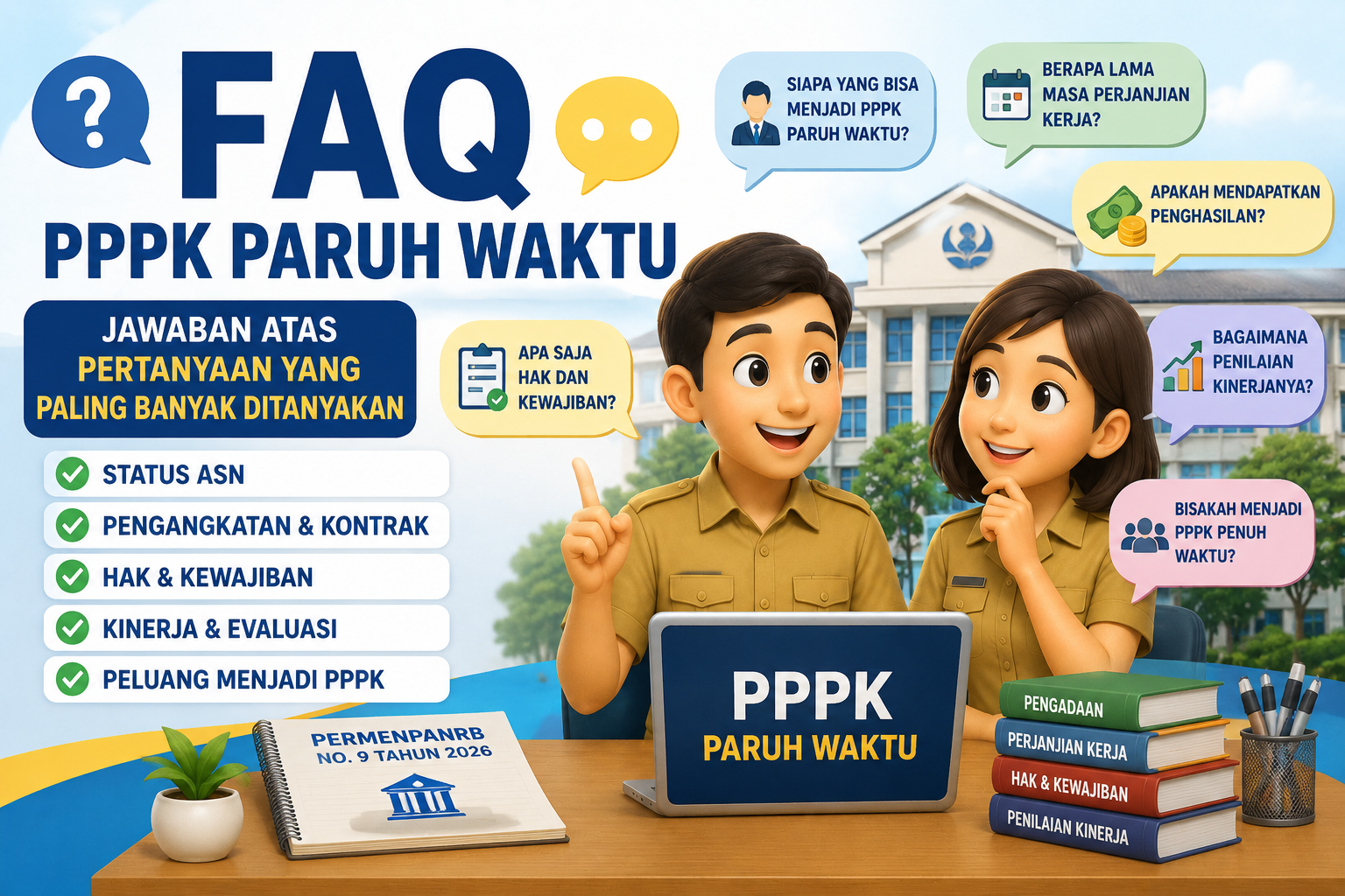 FAQ PPPK Paruh Waktu: Jawaban atas Pertanyaan yang Paling Banyak Ditanyakan