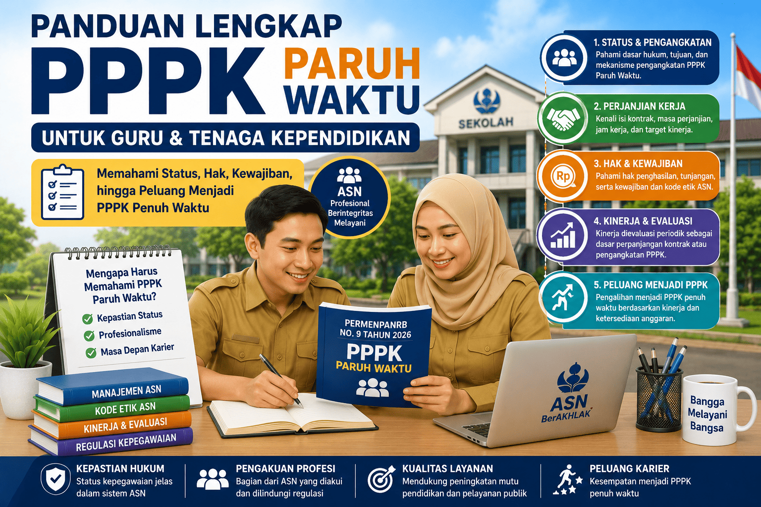 PPPK Paruh Waktu 2026 Panduan dari Pengertian hingga Masa Perjanjian Kerja